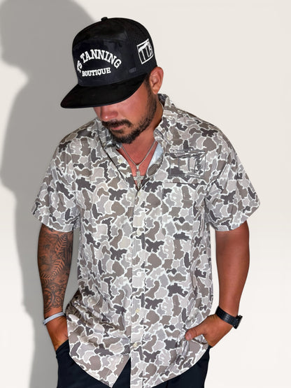 Men's TTB Camo Button Up