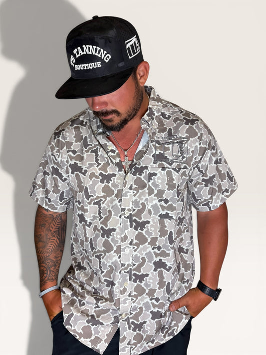 Men's TTB Camo Button Up