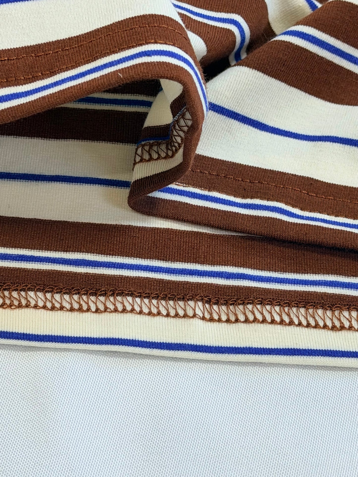Heritage Stripe Embroidered Top