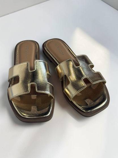 Ella Elegant Gold Sandal