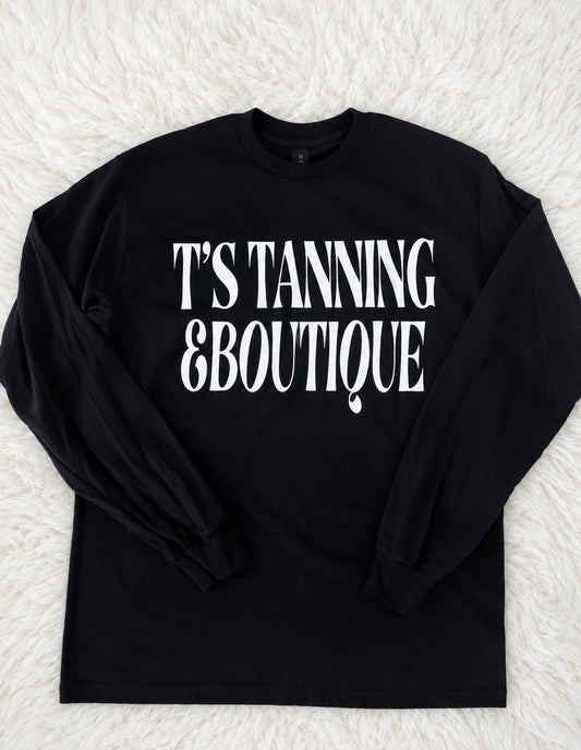 T's Tanning Black&White Long-sleeve T-shirt