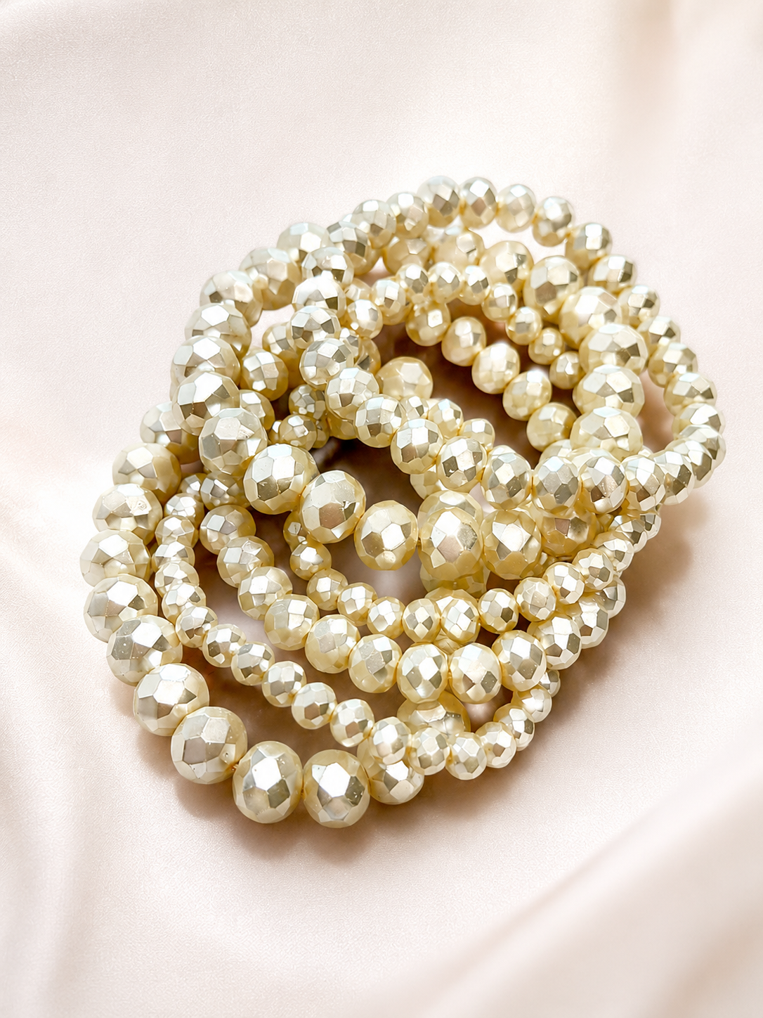 Ivory Glow Bracelet Set