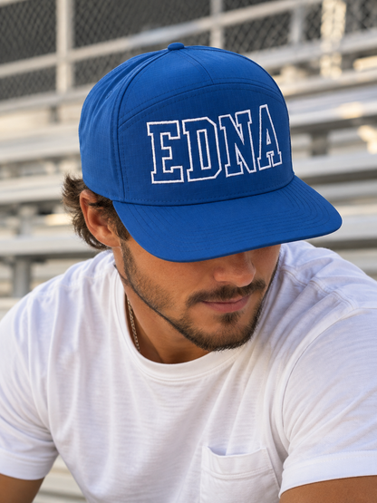 Blue EDNA Block Hat