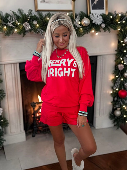 Season To Be Merry & Bright Two-Piece Lounge Set