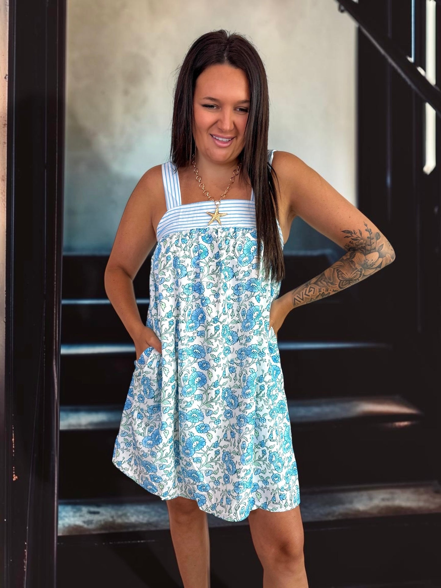 Summer Sky Mini Dress