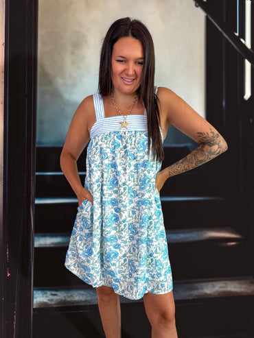 Summer Sky Mini Dress