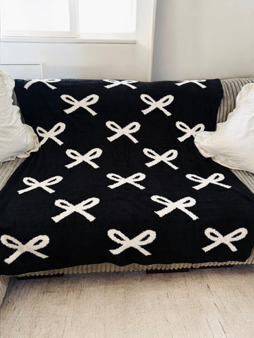 Snuggle Bows Throw Blanket