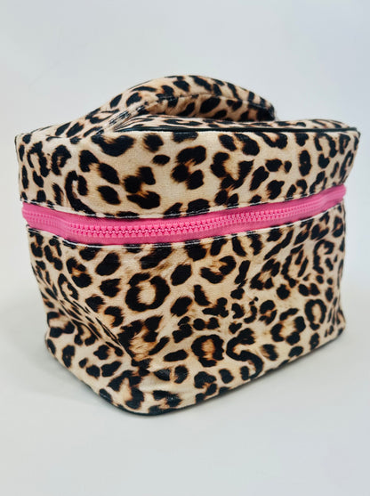 Wild things Leopard Make Up Bag