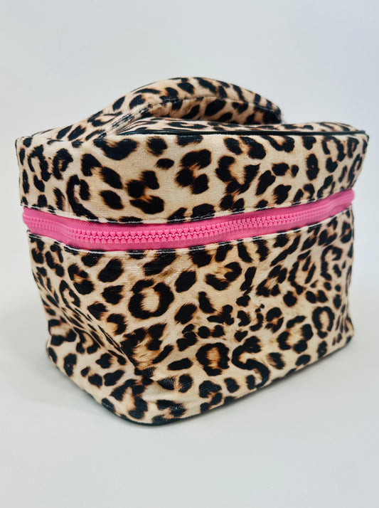 Wild things Leopard Make Up Bag