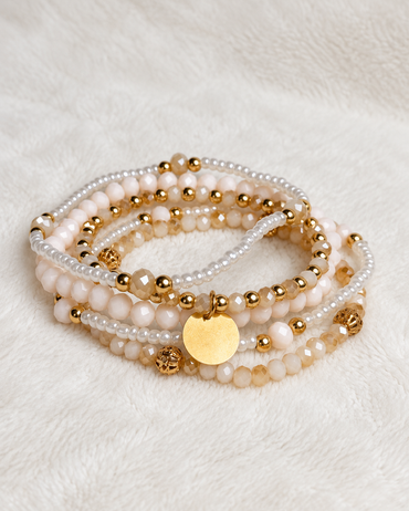 Rosé Glow Bracelet Set