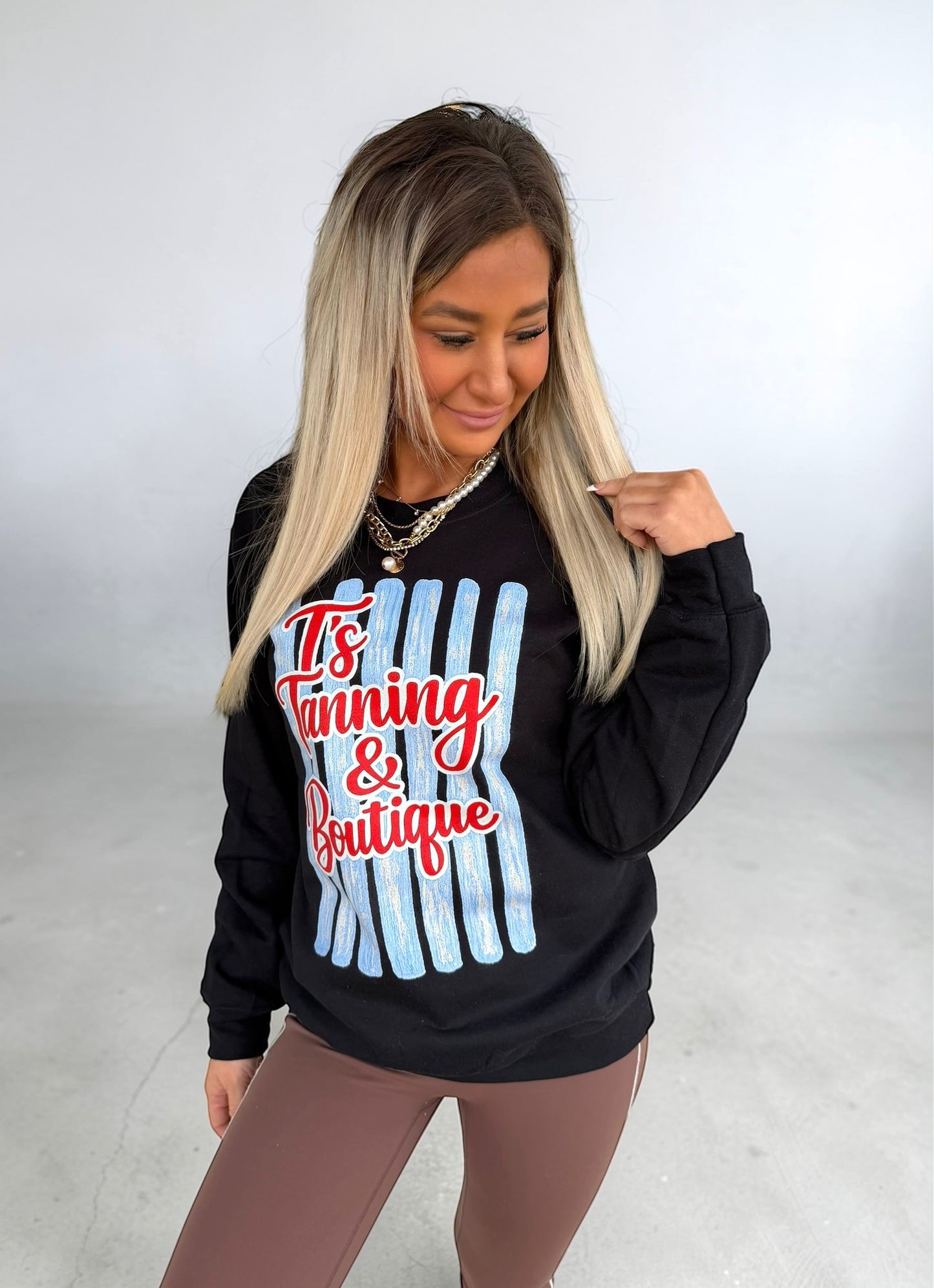 Red + Blue TTB Crewneck