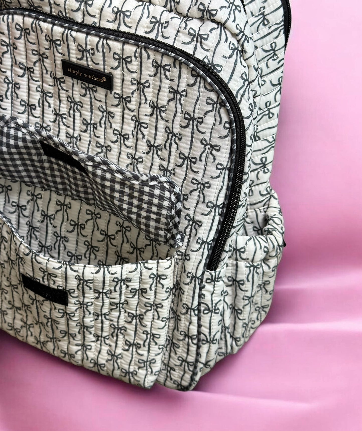 Soft Stitch Quilted Backpack