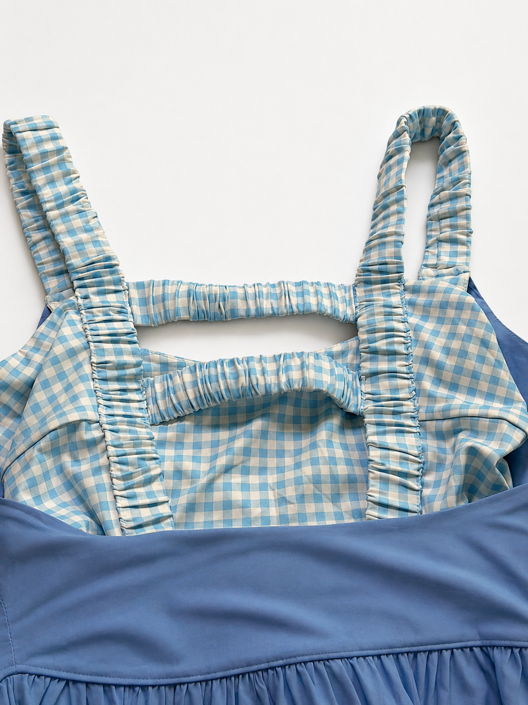 Gingham Patch Play Mini Dress
