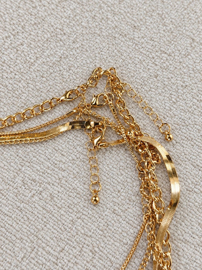 Layered Love Chain Necklace