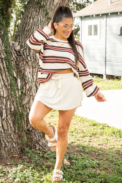 Trendsetter Stripe Sweater Top