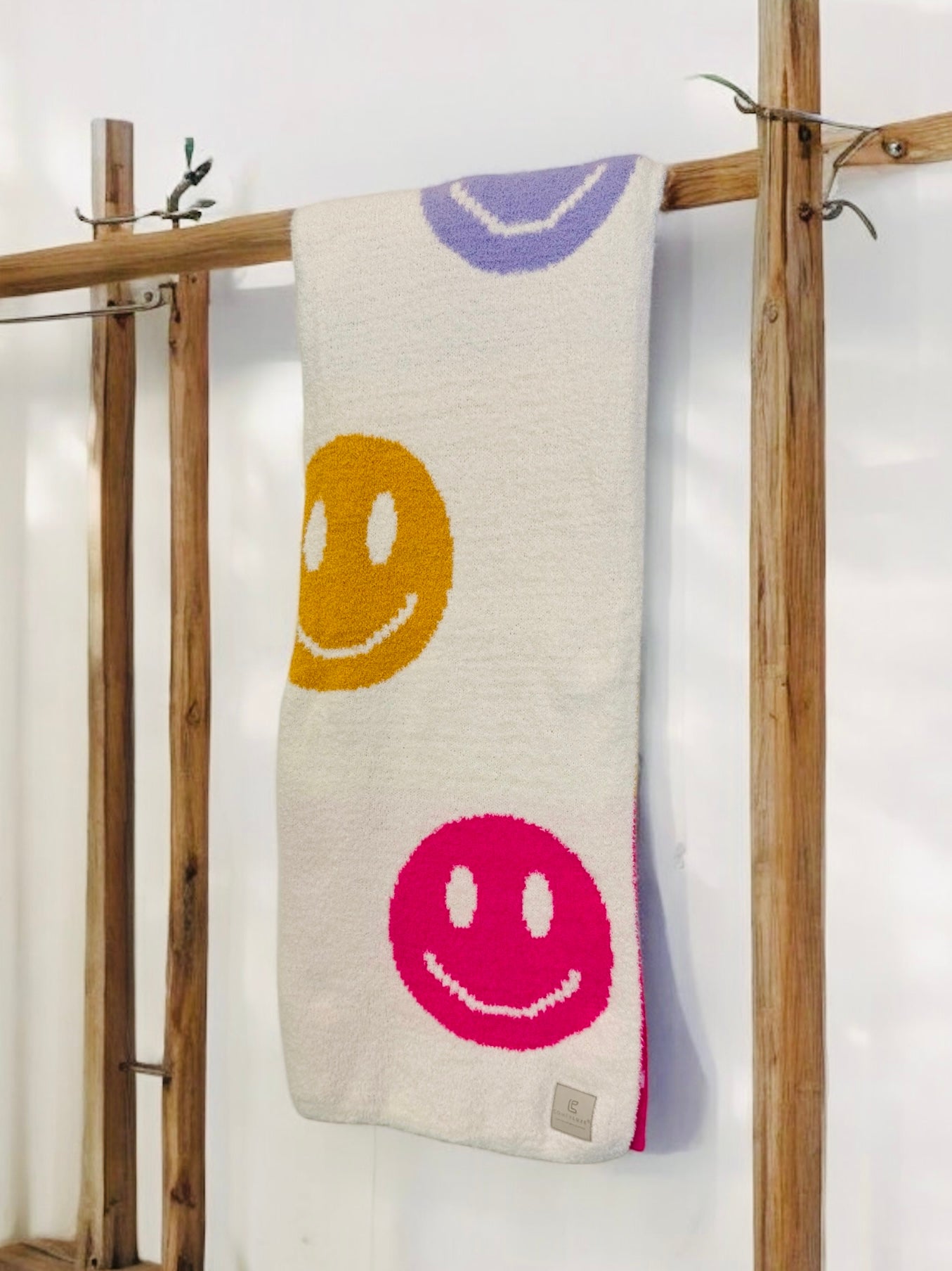 Wrap Me In A Smile Cozy Throw Blanket