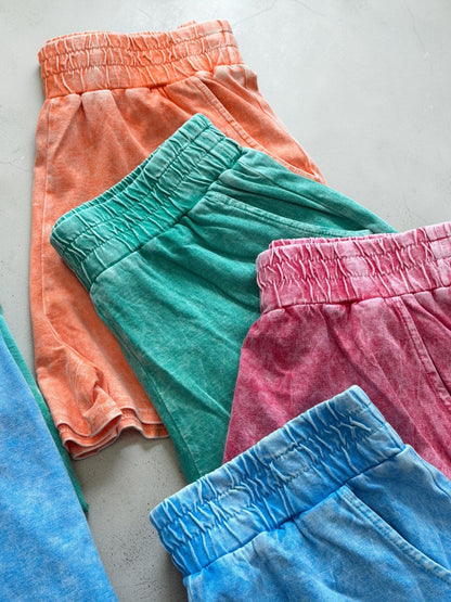 Frosted Halo Acid Wash Lounge Set