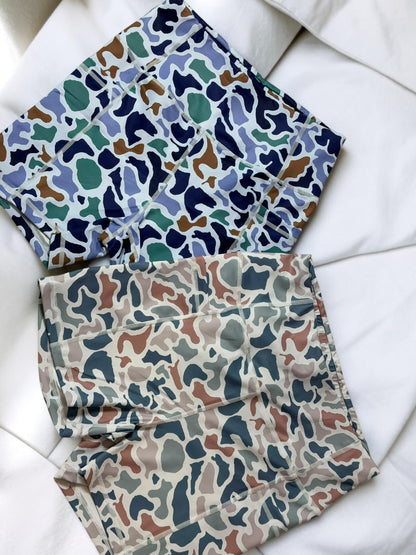 Camo Motion Biker Shorts