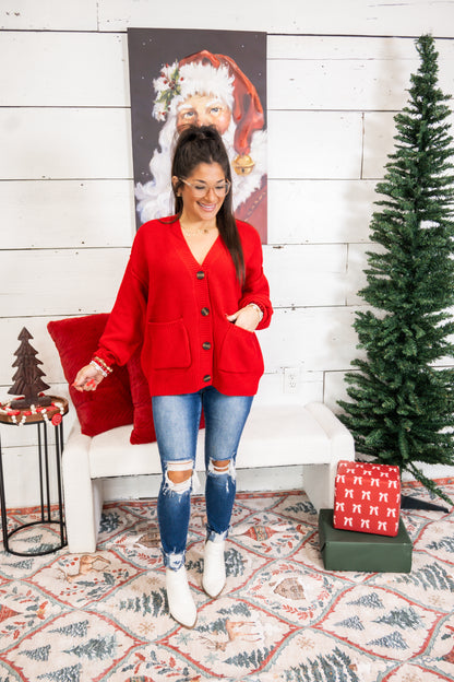 Scarlett Texture Knit Button Cardigan