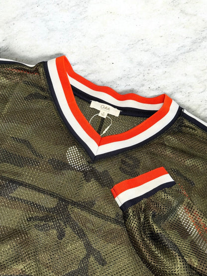 Tactical Mesh Pullover Top