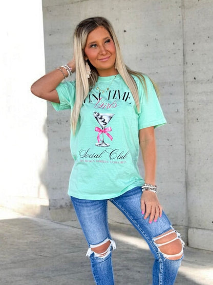 Girl's Club Tini Time Graphic Top