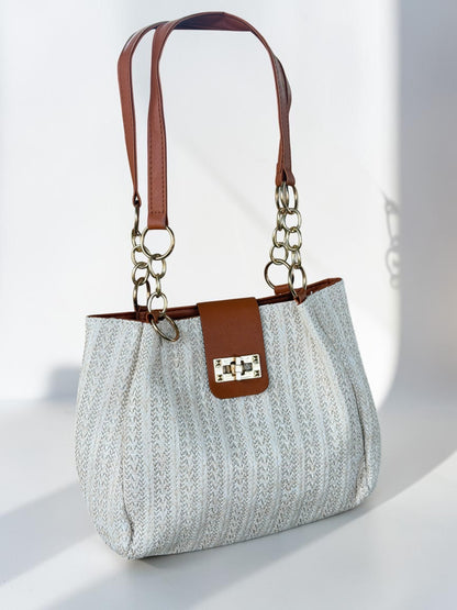 Mocha Charm Shoulder Bag