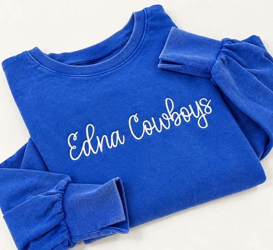 Mineral Wash EDNA COWBOYS Sweatshirt