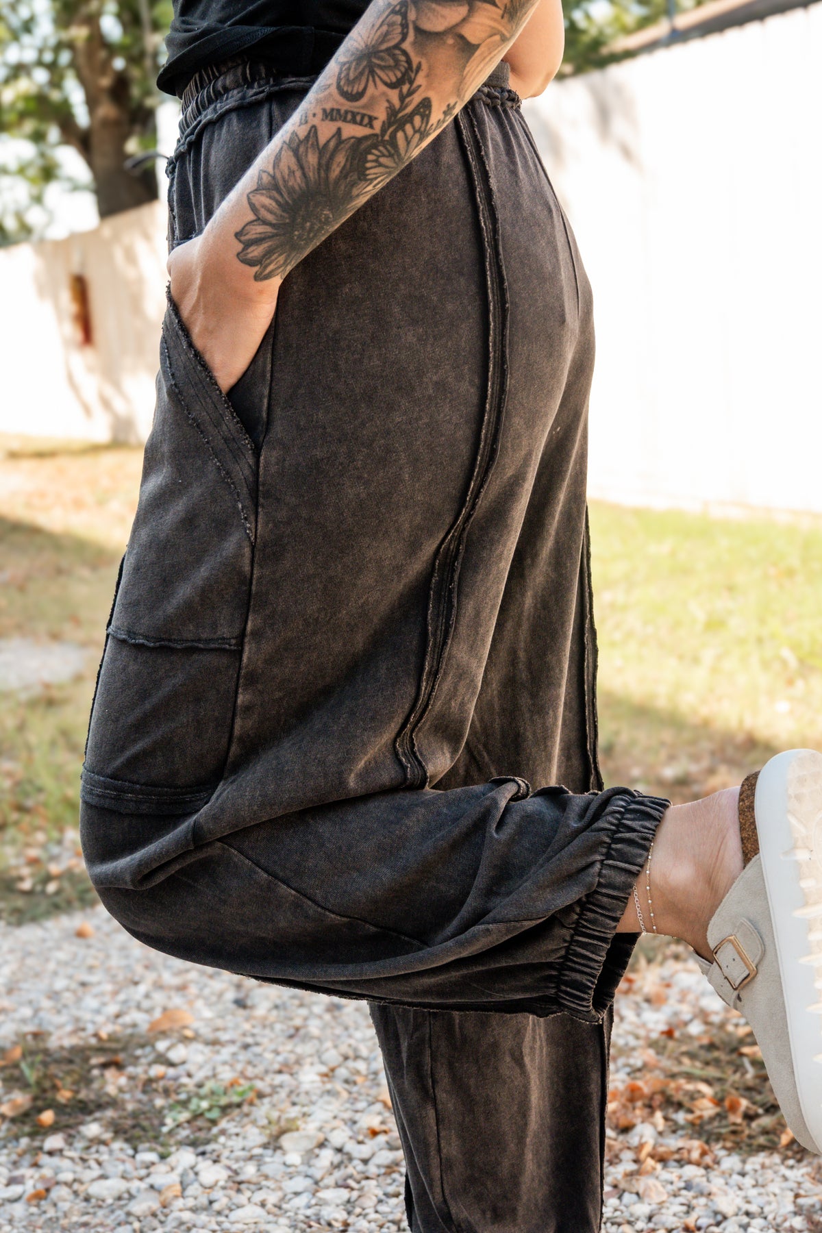 Faded Edge Cargo Joggers