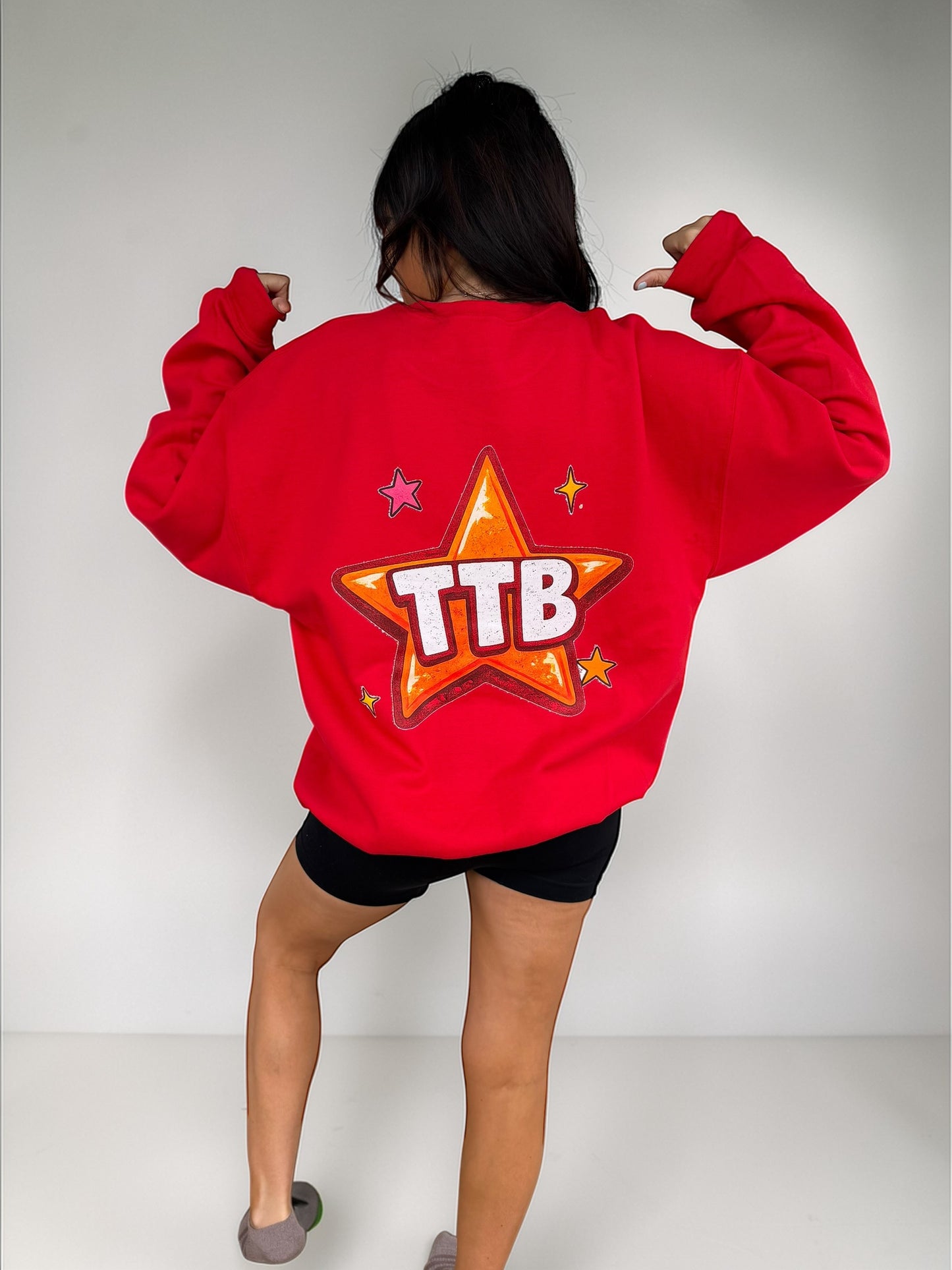 Red TTB Star Graphic Crewneck