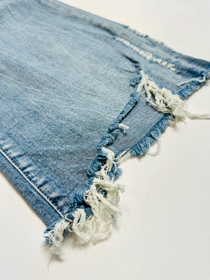 Lila Mae Distressed Vintage Flare Jeans