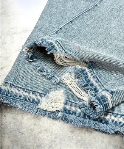 Lara Distressed High Rise Vintage Jean