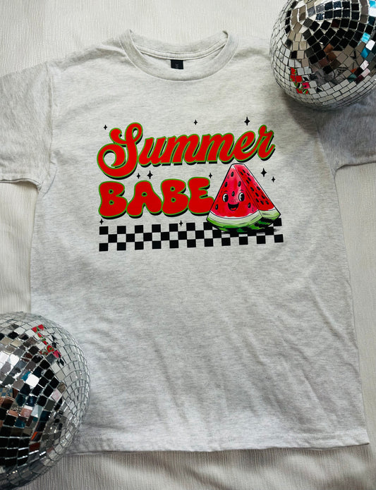 Summer Babe Graphic Tee Size Youth Large