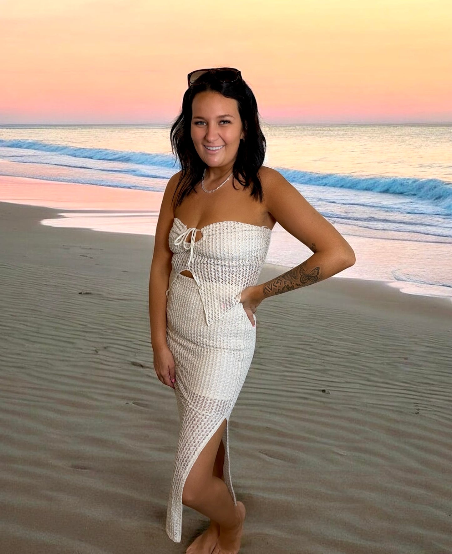 Honey Sculpt Skirt Set