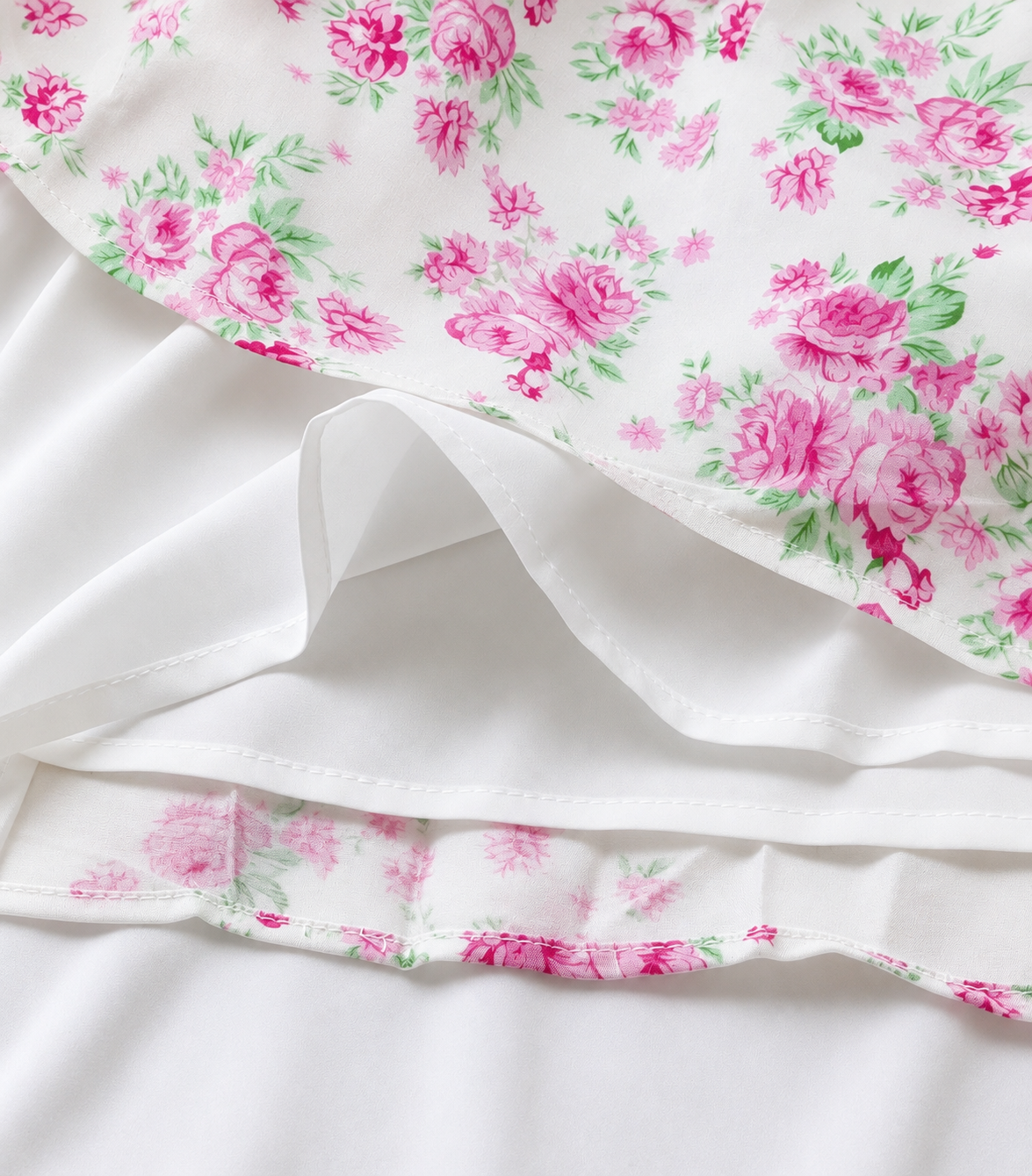 Floral Daydream Square‑Neck Dress