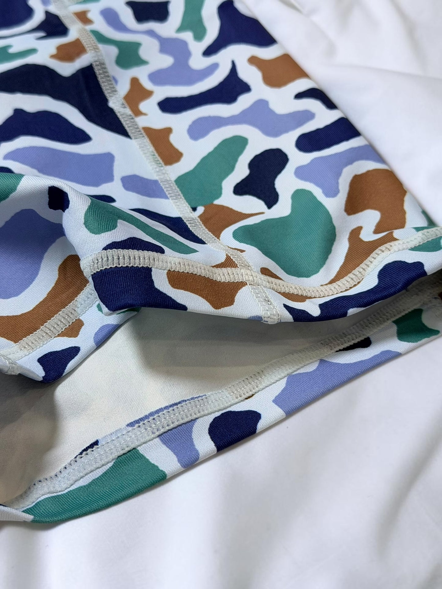 Camo Motion Biker Shorts