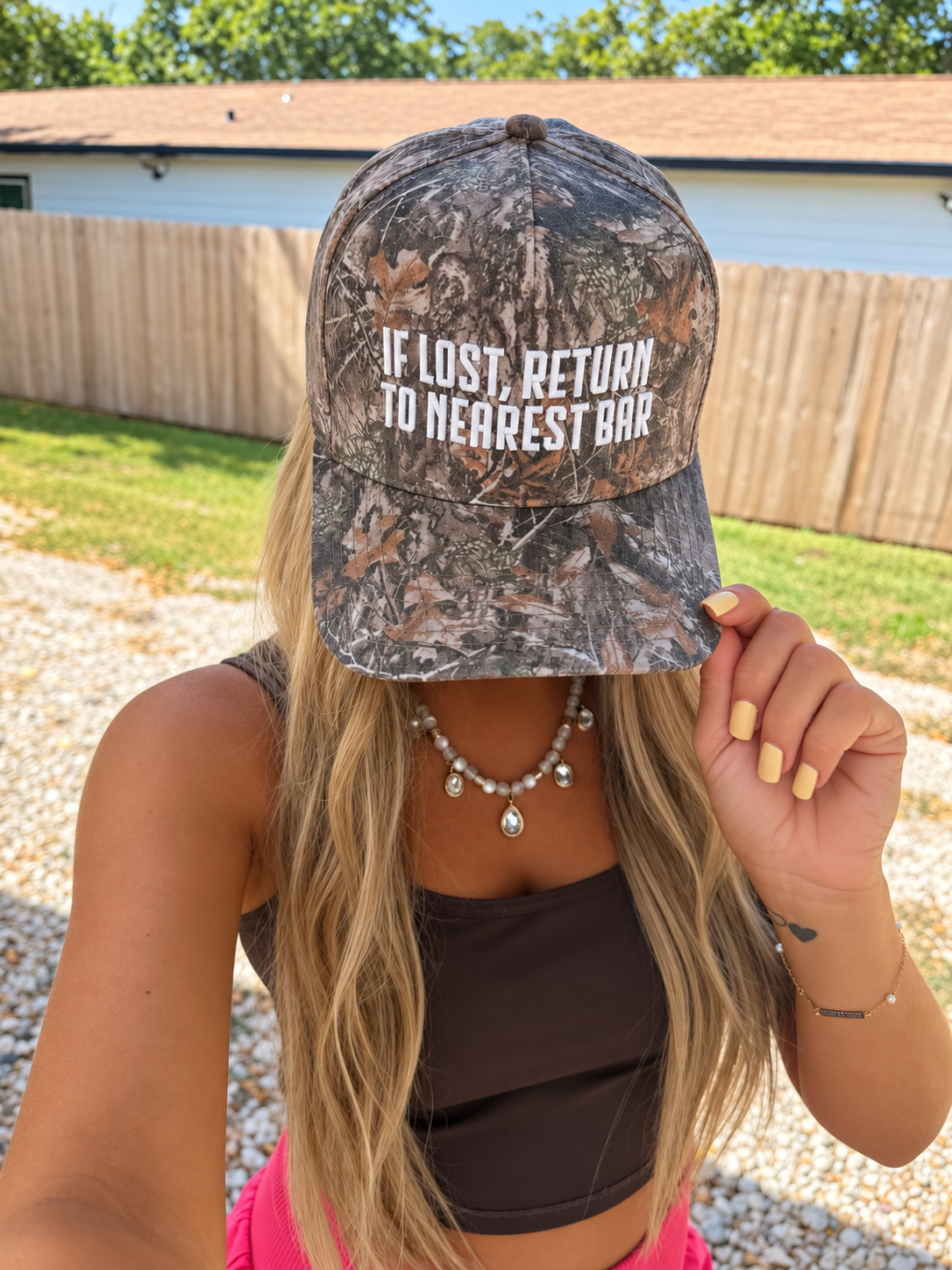IF LOST Return To Bar Hat
