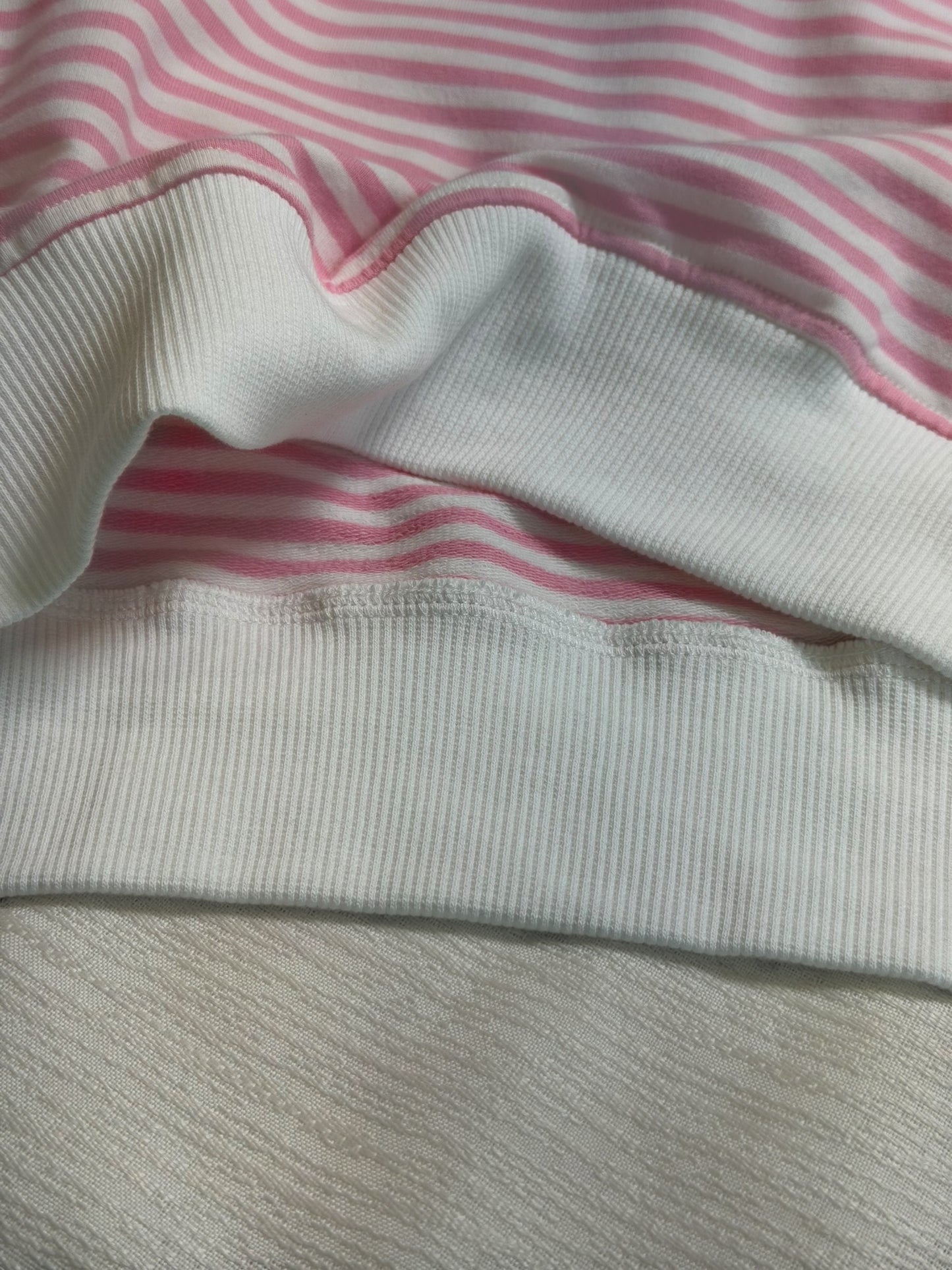 Pink Horizon Stripe Lounge Set