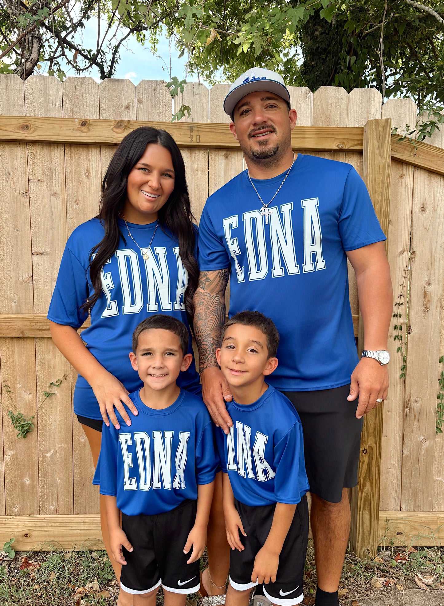 Blue EDNA Dri-Fit Graphic Tee