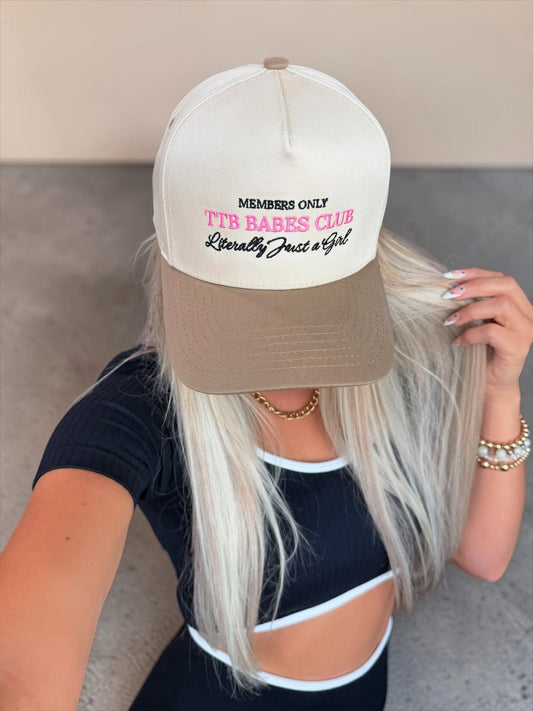 MEMBERS ONLY, TTB Babe Club Hat