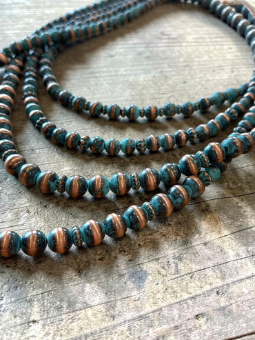 Boot Scootin' Blue Layered Necklace