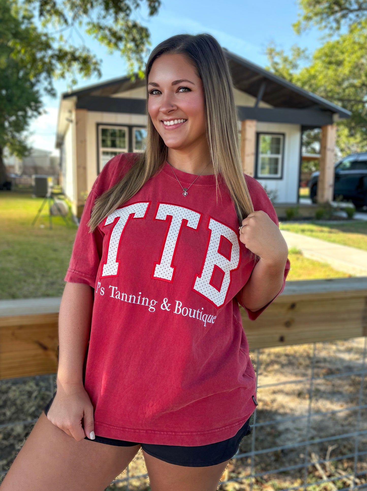 TTB Polka Dot Red Graphic T-shirt