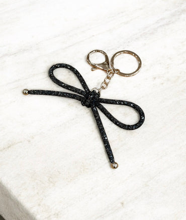 Twinkle Bow Charm Keychain