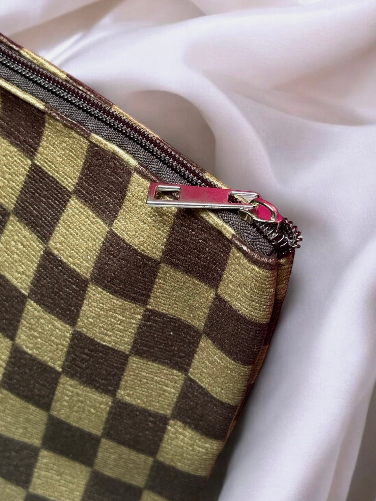 Vanity Check Travel Cosmetic Pouch