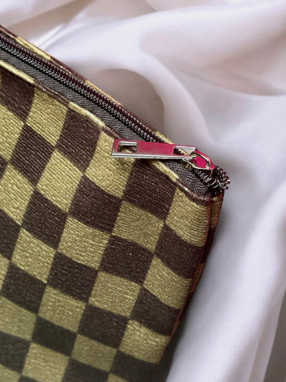 Vanity Check Travel Cosmetic Pouch