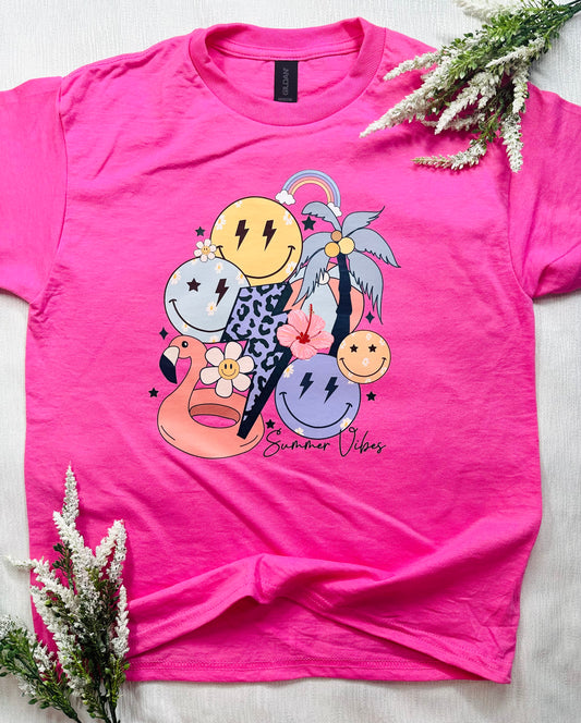Summer Vibes Graphic Tee Size Youth Large