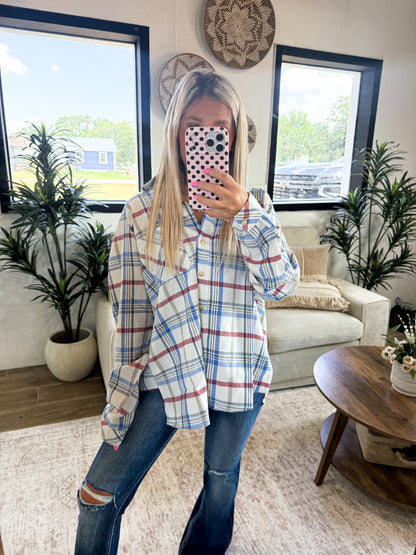 Cozy Check Plaid Flannel Shirt