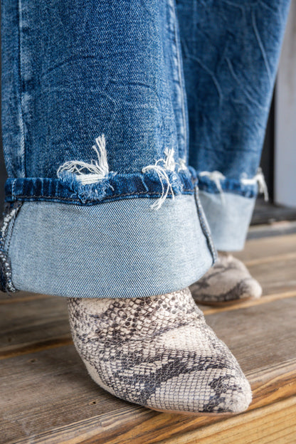 Harlow High Rise Acid Wash Jeans