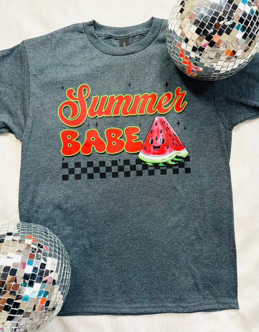 Summer Babe Graphic Tee Size Youth Large
