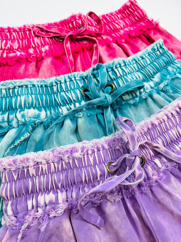 Get Right Acid Wash Shorts
