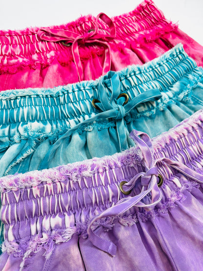Get Right Acid Wash Shorts